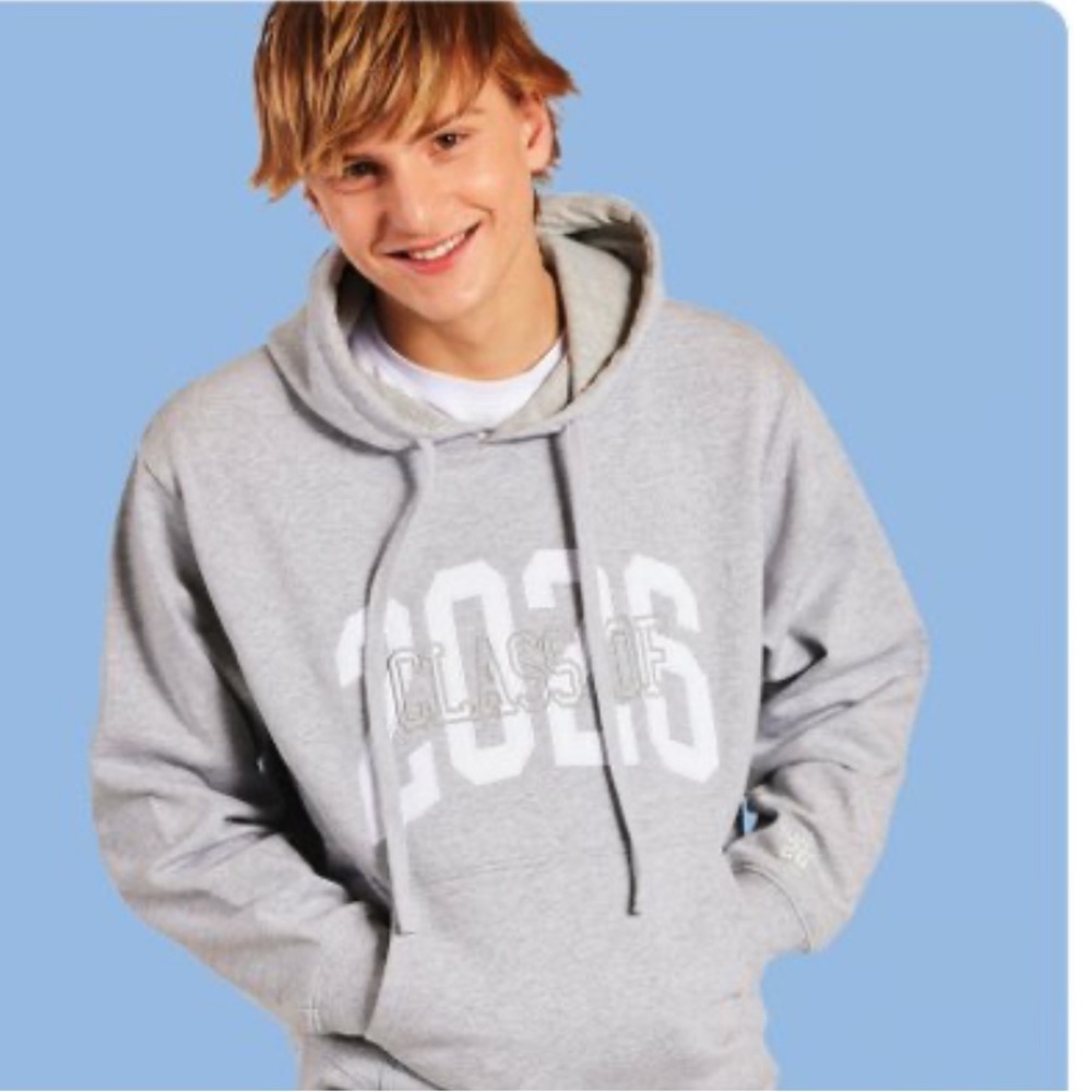 Classic Gray Hoodie, unisex, Class of 2026, xxl